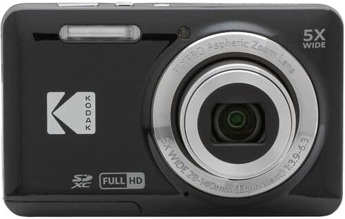 image:imageKodak Pixpro FZ55 Digital Camera Black Bundle Includes SanDisk 128GB Memory Card Hard Shell Camera Case SD Card Reader and More 6 Items