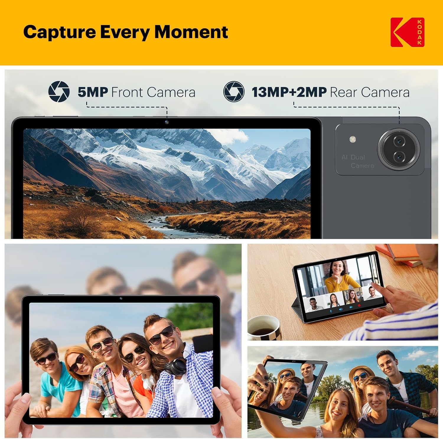image:imageKodak Tablet K12 12 FHD 128GB Android Tablet OctaCore 2000 1200 FHD Display 1234456