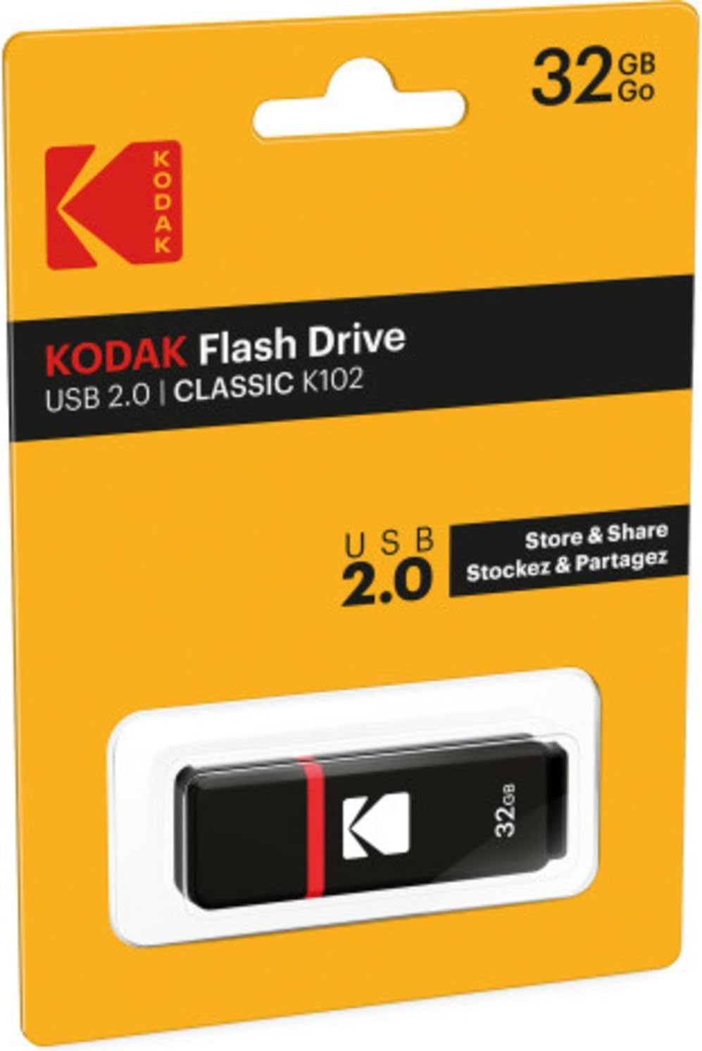image:imageKodak USB20 K100 32GB USB Flash Drive 50PackBlack
