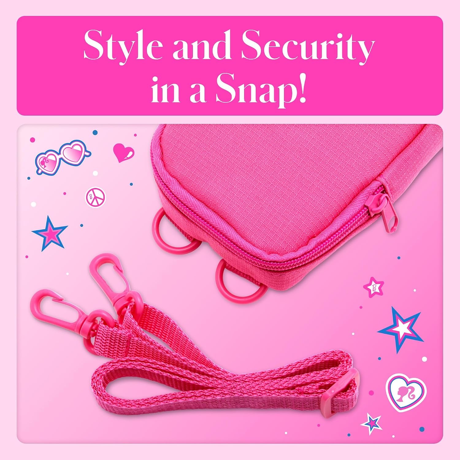 image:imageKodak x Barbie Printomatic FullColor Instant Print Digital Camera Barbie Deluxe Bundle Iconic Style Barbie Deluxe Camera Case Barbie Photo Album Zink Paper 20 SheetsIconic Style