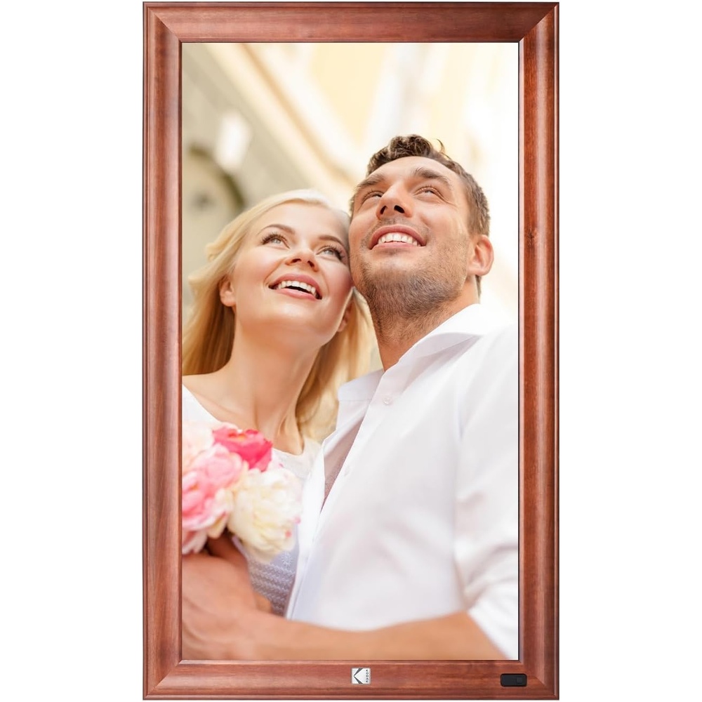 image:imageKODAK 101 Inch WiFi Digital Picture Frame with 32GB Storage Electronic Smart Digital Photo Frame 1280x800 IPS Touch Screen AutoRotate Share Moments Instantly Gifts for Women Mothers Day ChristmasBrown