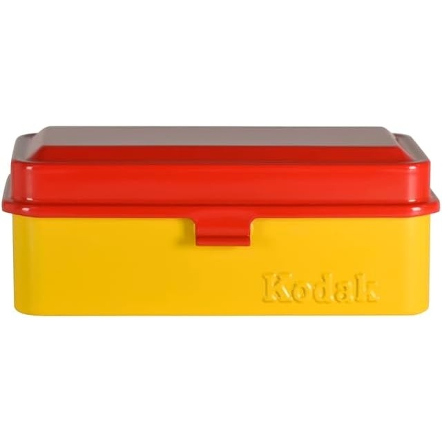 image:imageKODAK 120135 Film Case for 8 Rolls of 120 Films 10 Rolls of 35mm Films Retro Steel Case to Sort amp Safeguard Film Olive Film is not IncludedRed