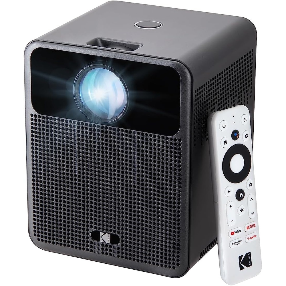 image:imageKODAK FLIK HD10 1080p Smart Projector Android TV Voice Remote Black