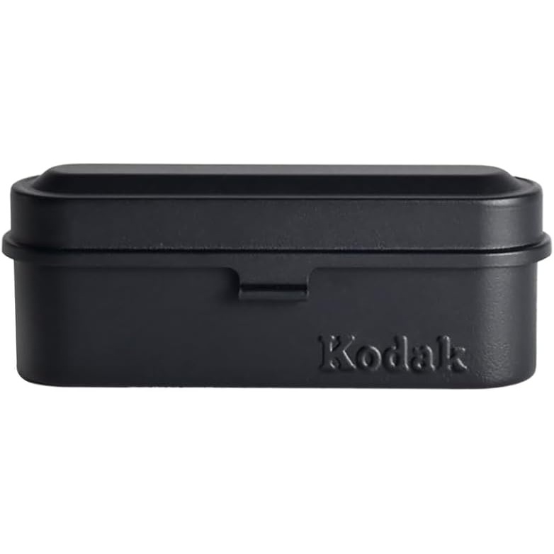 image:imageKODAK Film Case for 5 Rolls of 35mm Films Compact Retro Steel Case to Sort and Safeguard Film Rolls Film is not Included RedBlack