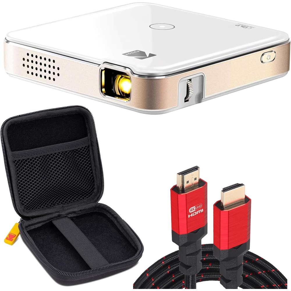 image:imageKODAK Luma 150 Ultra Mini Pocket Pico Projector Built in Rechargeable Battery amp Speaker 1080P Support Portable Wireless LED DLP Video Travel Projector with Carrying Travel Case amp 6FT HDMI Cable