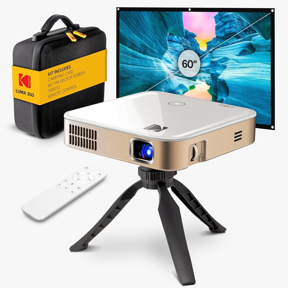 image:imageKODAK Luma 350 Mini Projector Portable Smart Projector with Apps White