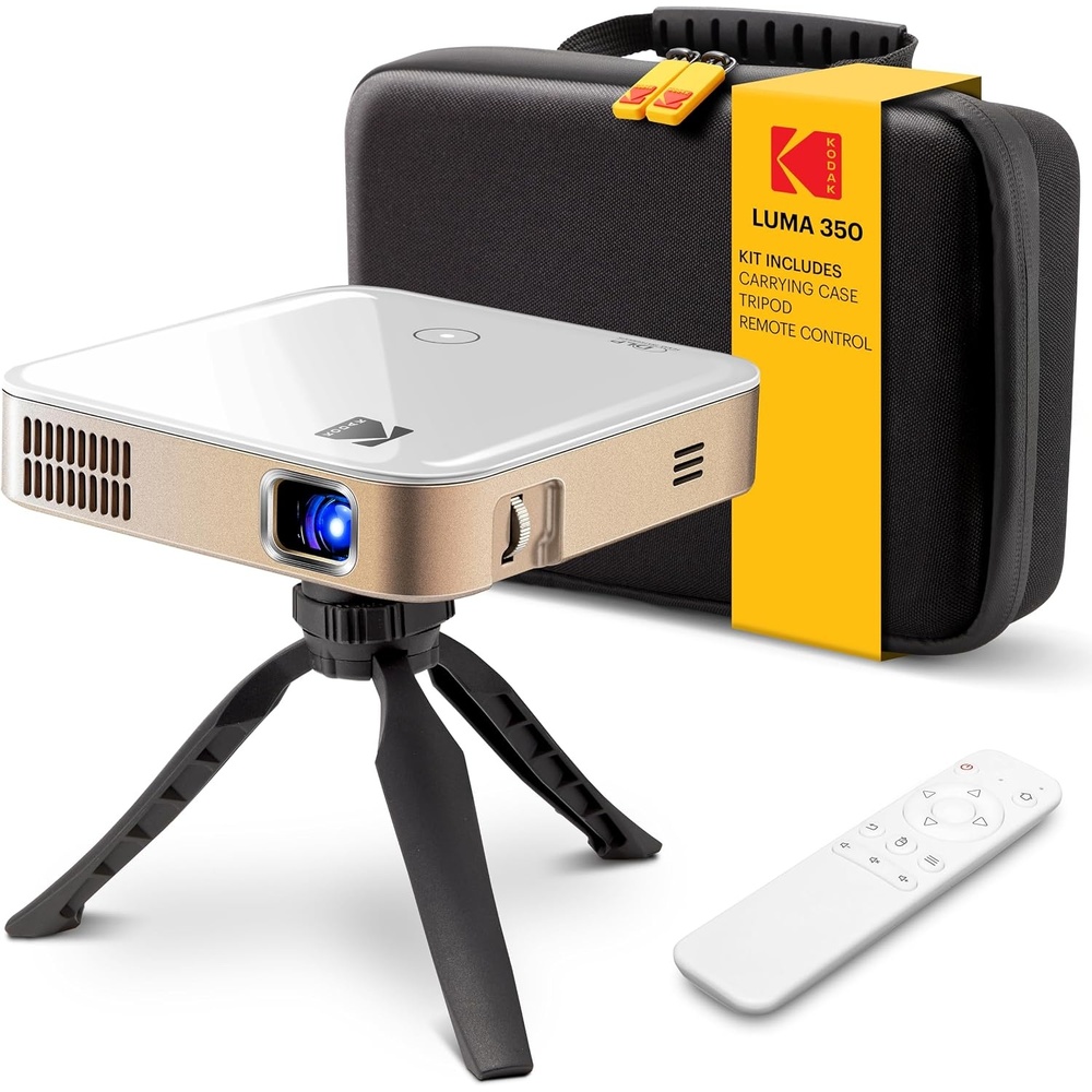 image:imageKODAK Luma 350 Smart Mini Projector Kit Built in Android OS White Pocket