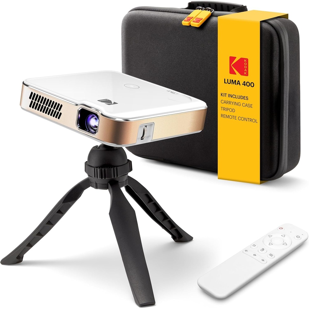 image:imageKODAK Luma 400 Smart Portable Projector Mini Projector with Apps White