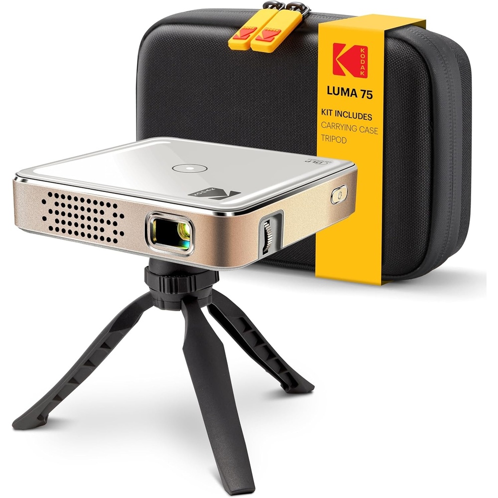 image:imageKODAK Luma 75 Kit 2 Mini Projector Portable Projector White Standard Kit