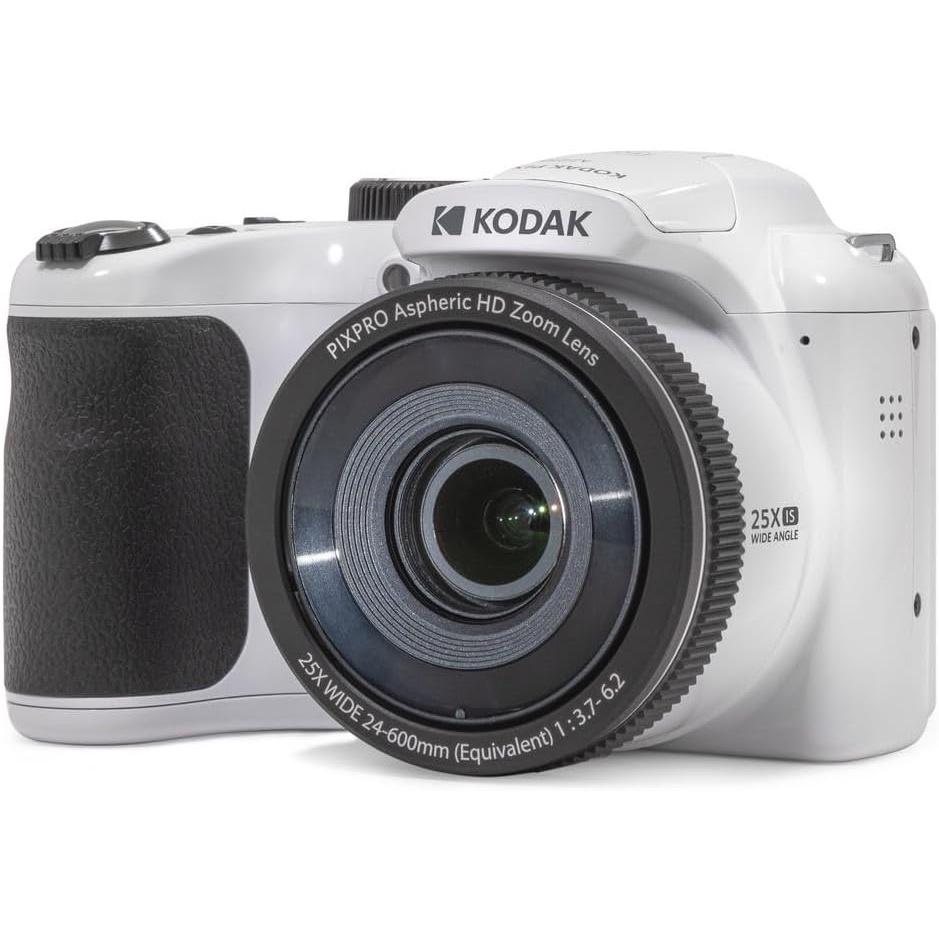 image:imageKODAK PIXPRO AZ255 16MP Digital Camera 25x Optical Zoom AA OIS BlackWhite