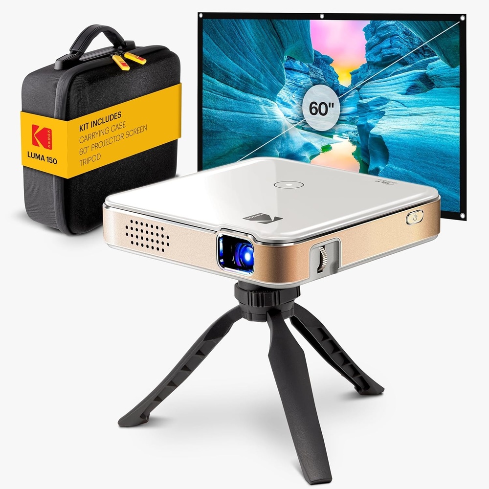 image:imageKODAK Portable Mini Projector with Screen Luma 150 Kit Type 4 WhiteWhite