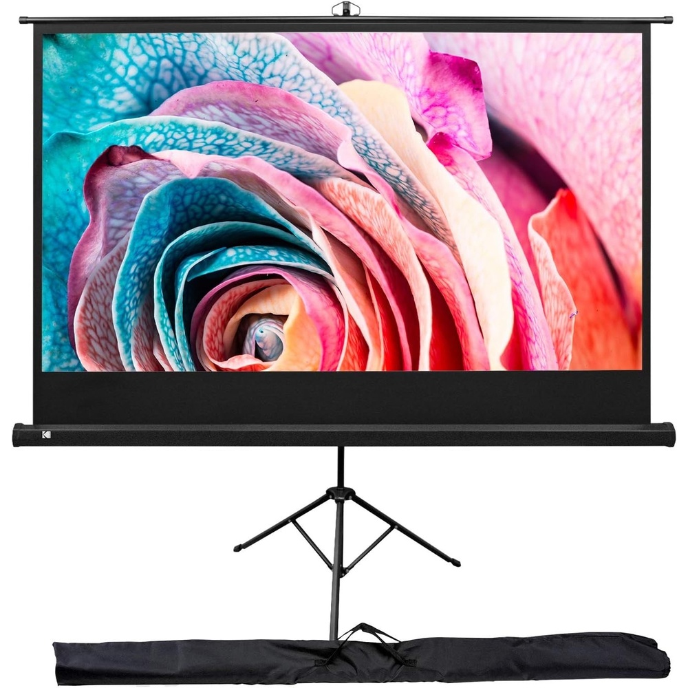 image:imageKODAK Projector Screen 100Inch Tripod Stand 169 Carry Bag