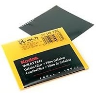 image:imageKodak 100mm Square Wratten 20 Optical Filter No96 with ND 070