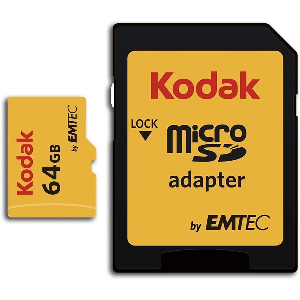 image:imageKodak 128GB Class 10 UHSI U1 MicroSDXC Card with Adapter 10x Write SpeedBlack