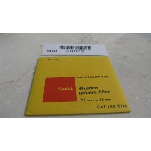 image:imageKodak CAT 149 6116 Wratten Gelatin Filter No 82
