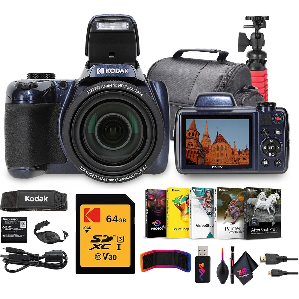 image:imageKodak PIXPRO AZ528 16MP Vlogging Digital Camera Camera Bag Bundle