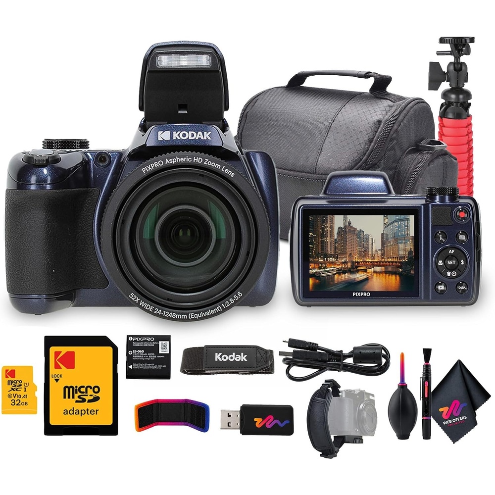 image:imageKodak PIXPRO AZ528 16MP Vlogging Digital Camera Bundle