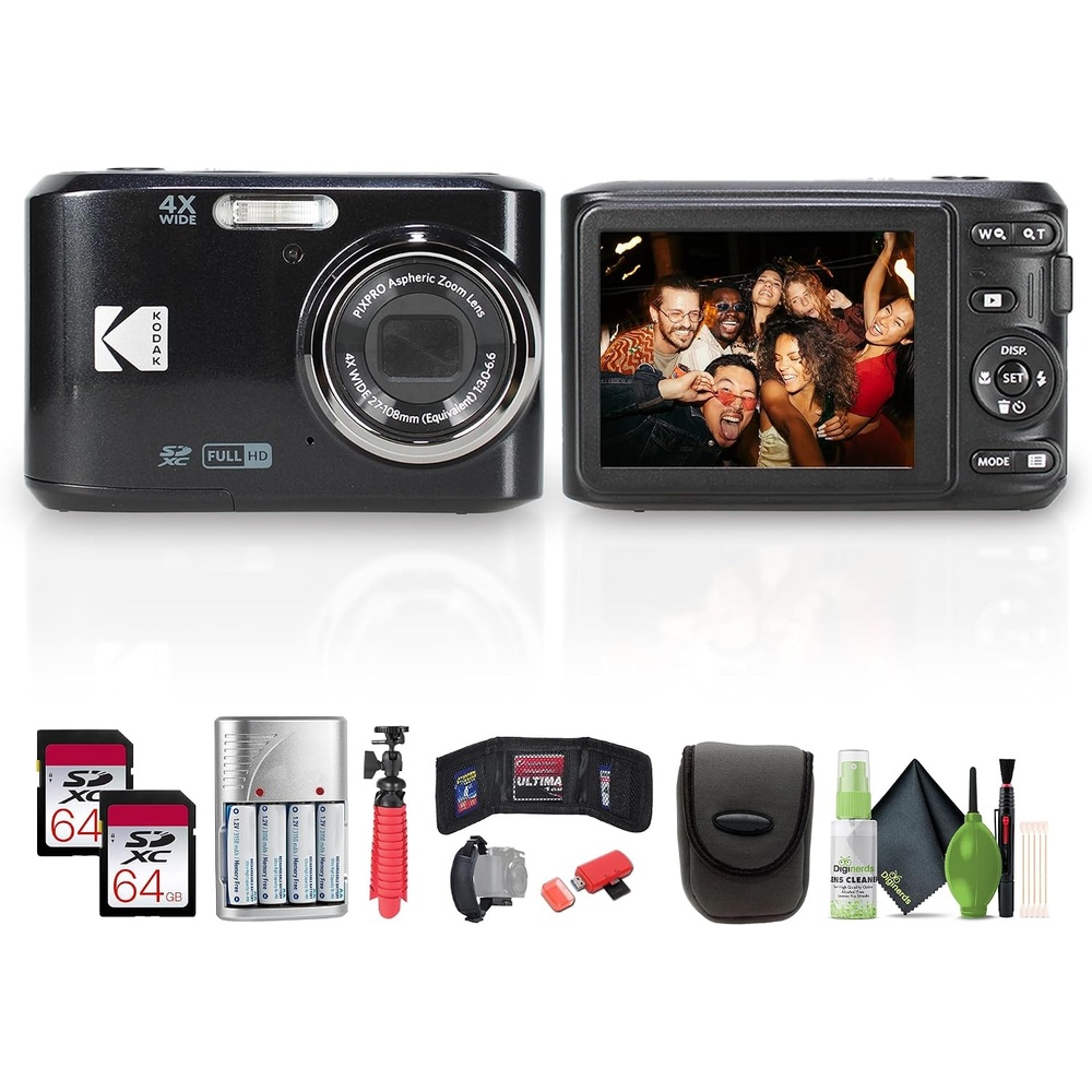 image:imageKodak PIXPRO FZ45 Digital Camera Case Black Bundle