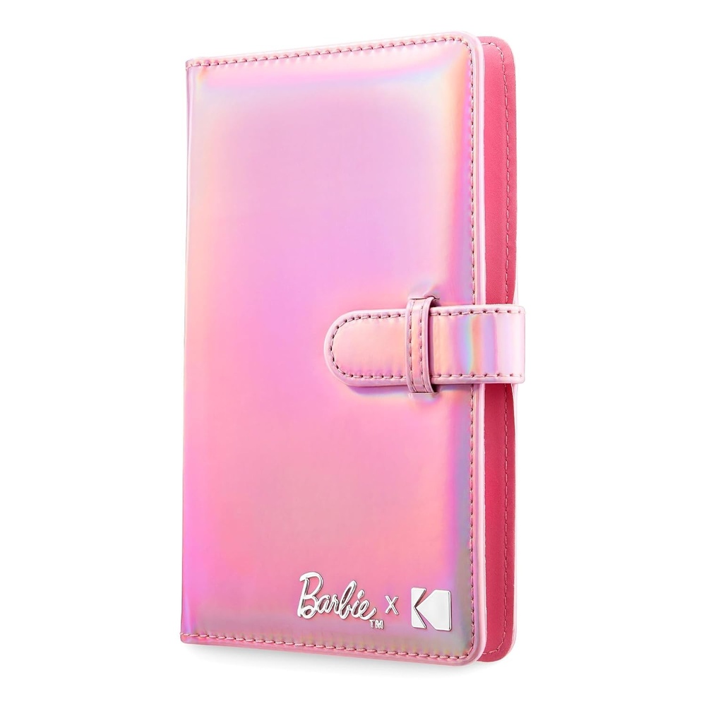 image:imageKodak x Barbie Soft Case with Zipper Closure and Crossbody Shoulder Bag Pink Compatible with Printomatic Camera or Step Slim Photo PrinterIridescent