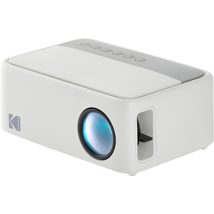 KODAK FLIK X1 Mini Projector, Black, HDMI, USB, Up to 100-Inch(White)