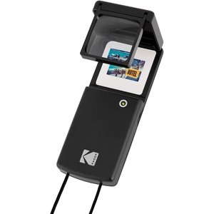 KODAK Magnifying Lighted Slide Viewer, Compact Portable 1.8x LED Backlight for Vintage 35mm Film Slides, Battery Operated, Neck Lanyard included