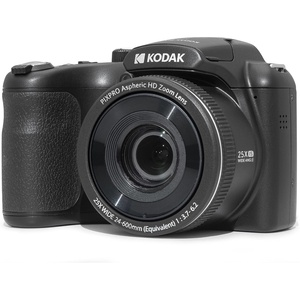 KODAK PIXPRO AZ255 16MP Digital Camera, 25x Optical Zoom, AA, OIS, Black(Black)