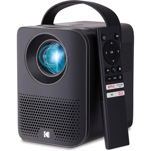 Kodak FLIK HD9 Mini Projector, Portable Projector, Android TV 10, White(Black)