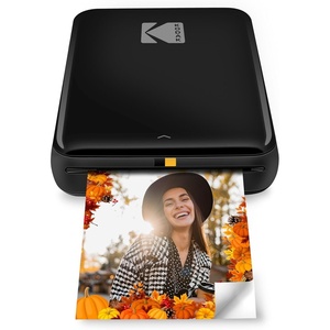 Kodak x Barbie Step Slim Wireless Instant Portable Photo Mobile Printer Gift Bundle (Signature Style)+ Barbie Camera Case, Photo Album, Sticker & Hanging Frames, 50 Stickers + Zink Paper (20 Sheets)(Black)