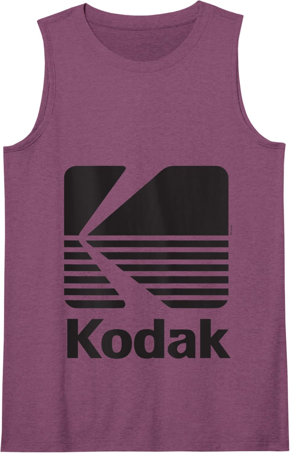 image:image80s Vintage Kodak Logo Black Tank TopPurple