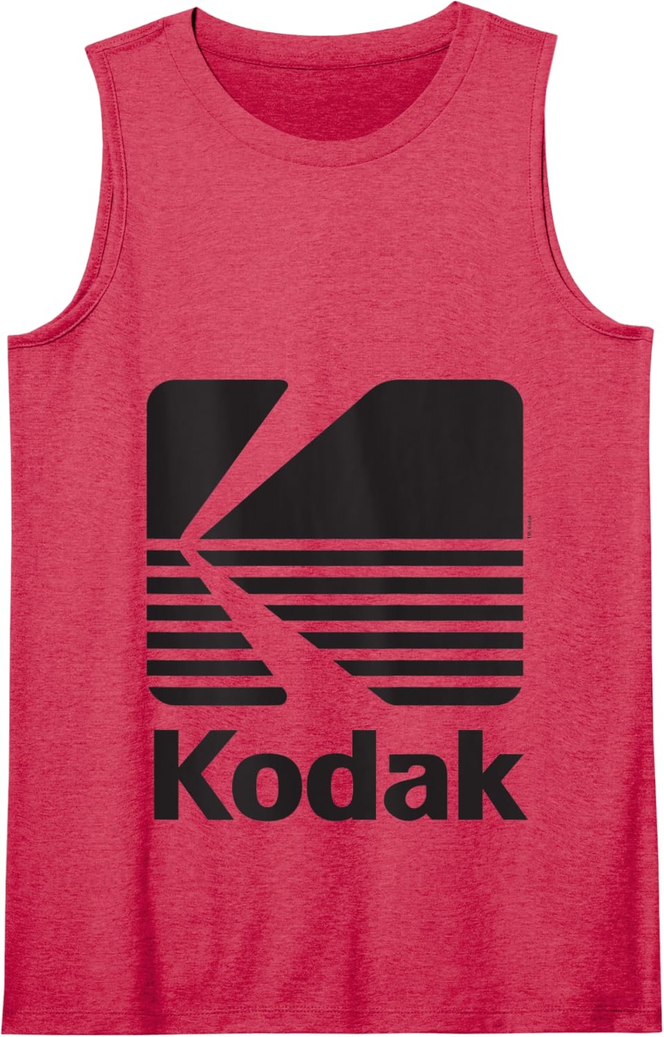 image:image80s Vintage Kodak Logo Black Tank TopRed