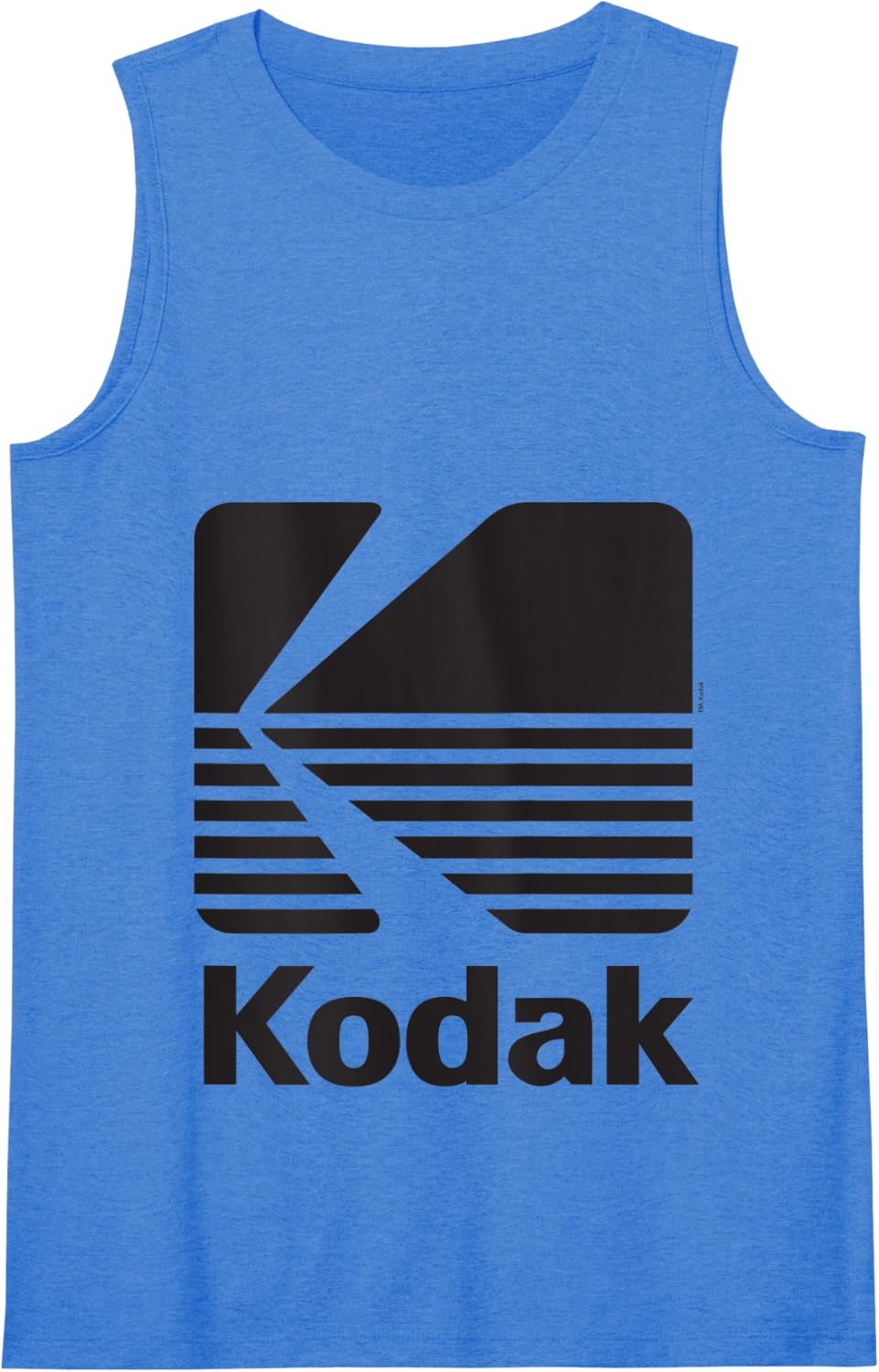 image:image80s Vintage Kodak Logo Black Tank TopRoyal Blue