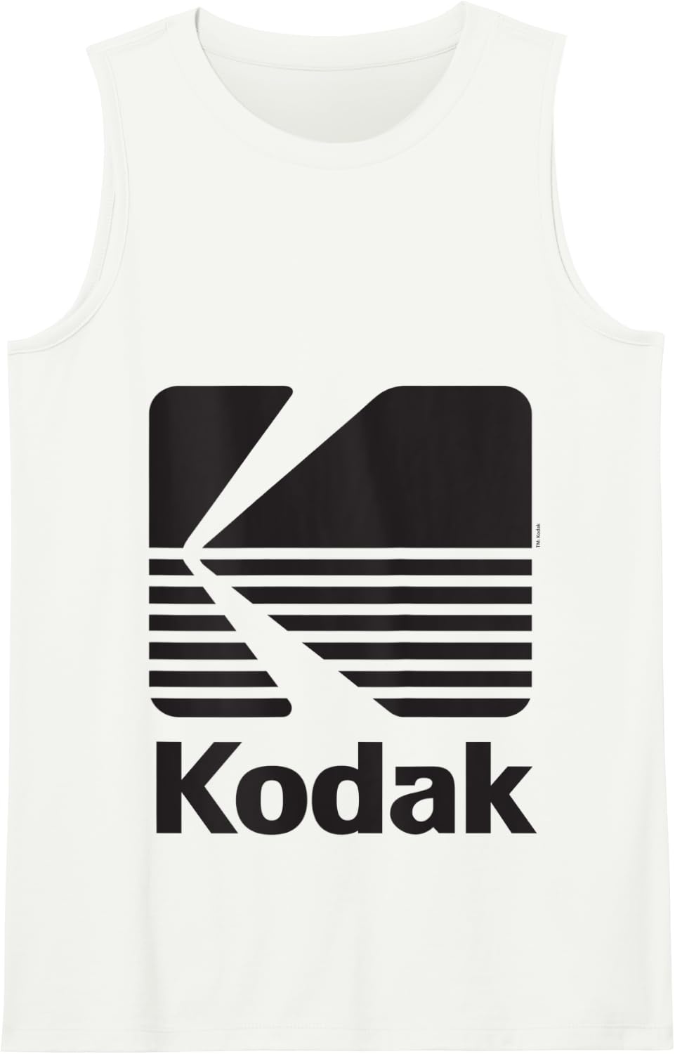 image:image80s Vintage Kodak Logo Black Tank TopWhite