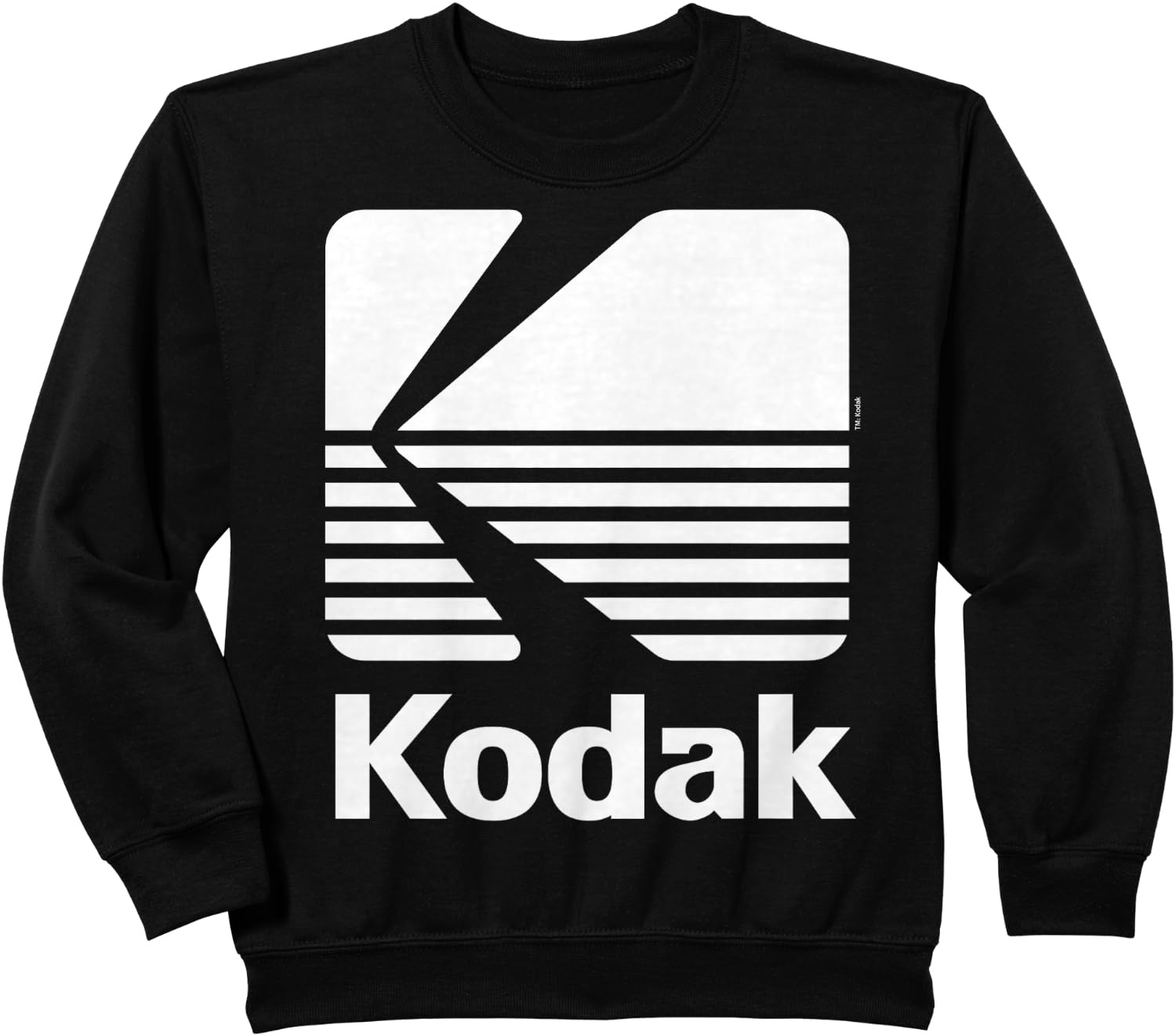 image:image80s Vintage Kodak Logo White SweatshirtBlack