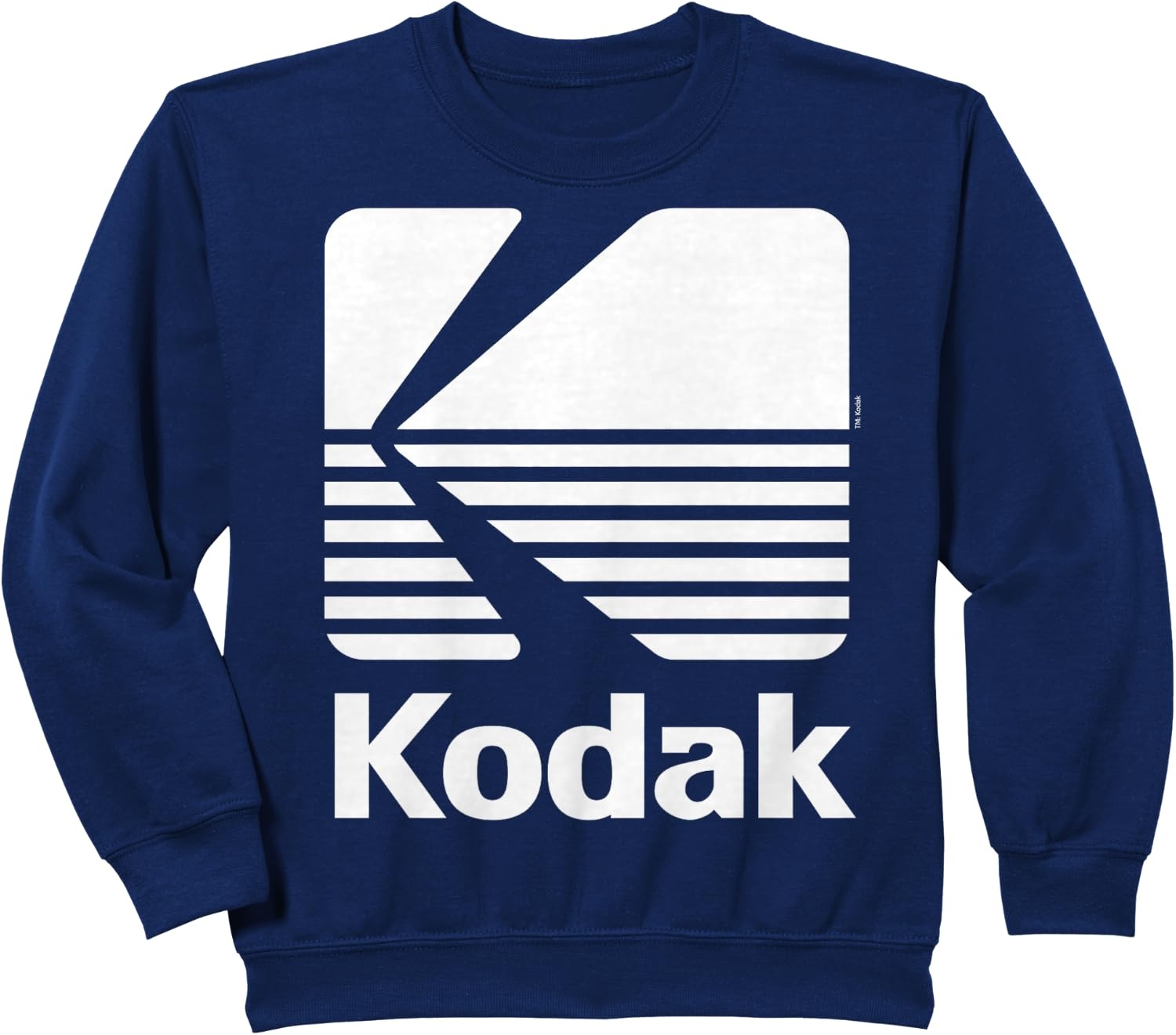 image:image80s Vintage Kodak Logo White SweatshirtNavy Blue