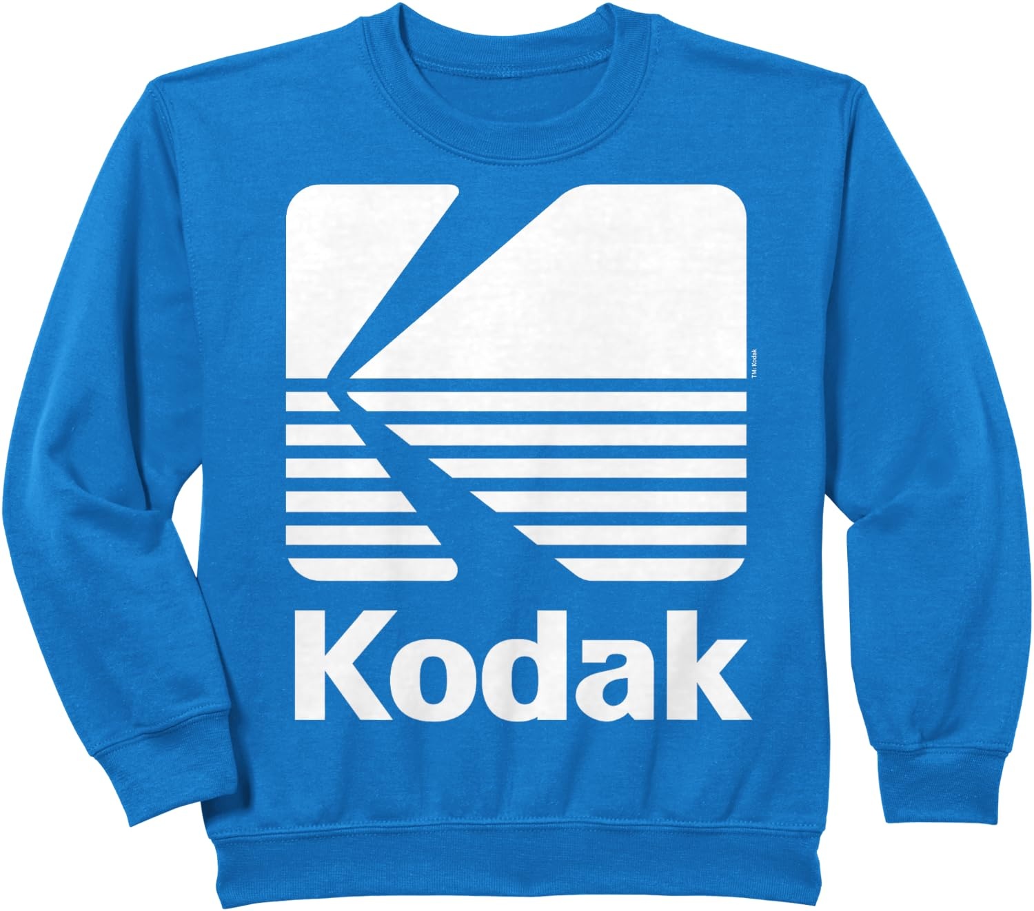 image:image80s Vintage Kodak Logo White SweatshirtRoyal Blue