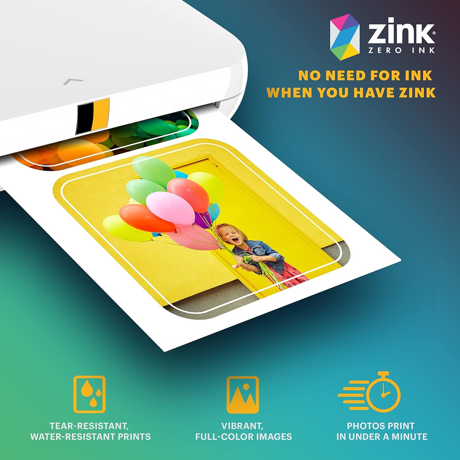image:imageKODAK 2x3 Premium StickyBacked ZINK Photo Paper 100 Sheets Compatible With Kodak Step Step Slim Printomatic Printomatic Smile Step Touch30 Sheets