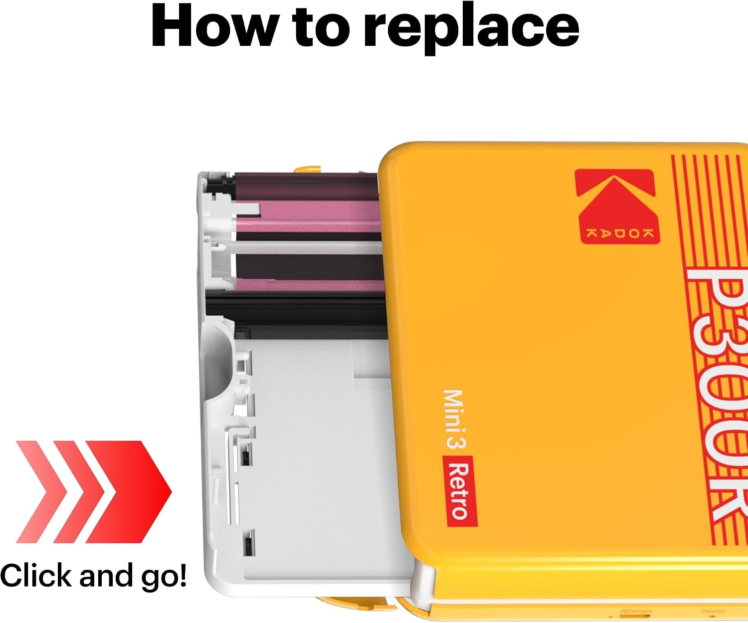 image:imageKODAK 4PASS 3x3 Cartridge Refill 60 Sheets Mini 3 amp Mini Shot 360 Pack