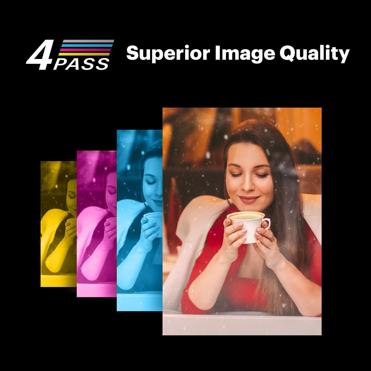 image:imageKODAK 4PASS Film Cartridge 4 x 4 inch 120 Sheets for Kodak Mini Shot 4 ERA Instant Camera and Photo Printer