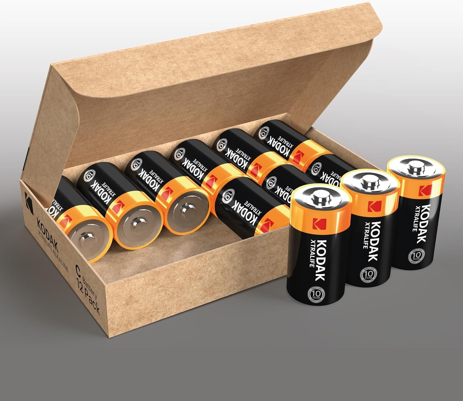 image:imageKODAK AAA Alkaline Batteries 60 Pack Triple A Battery LR03 15V12 x C Batteries
