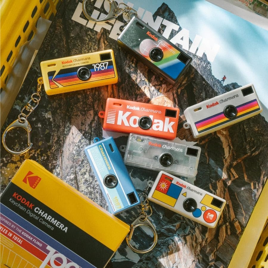image:imageKODAK CHARMERA Keychain Digital Camera Blind Box Single Box 1PCMini CameraDigicamVideo RecordingBag Charm16 MegapixelsMicro SD Card Slotfor Beginners Teens and AdultsWhole Set