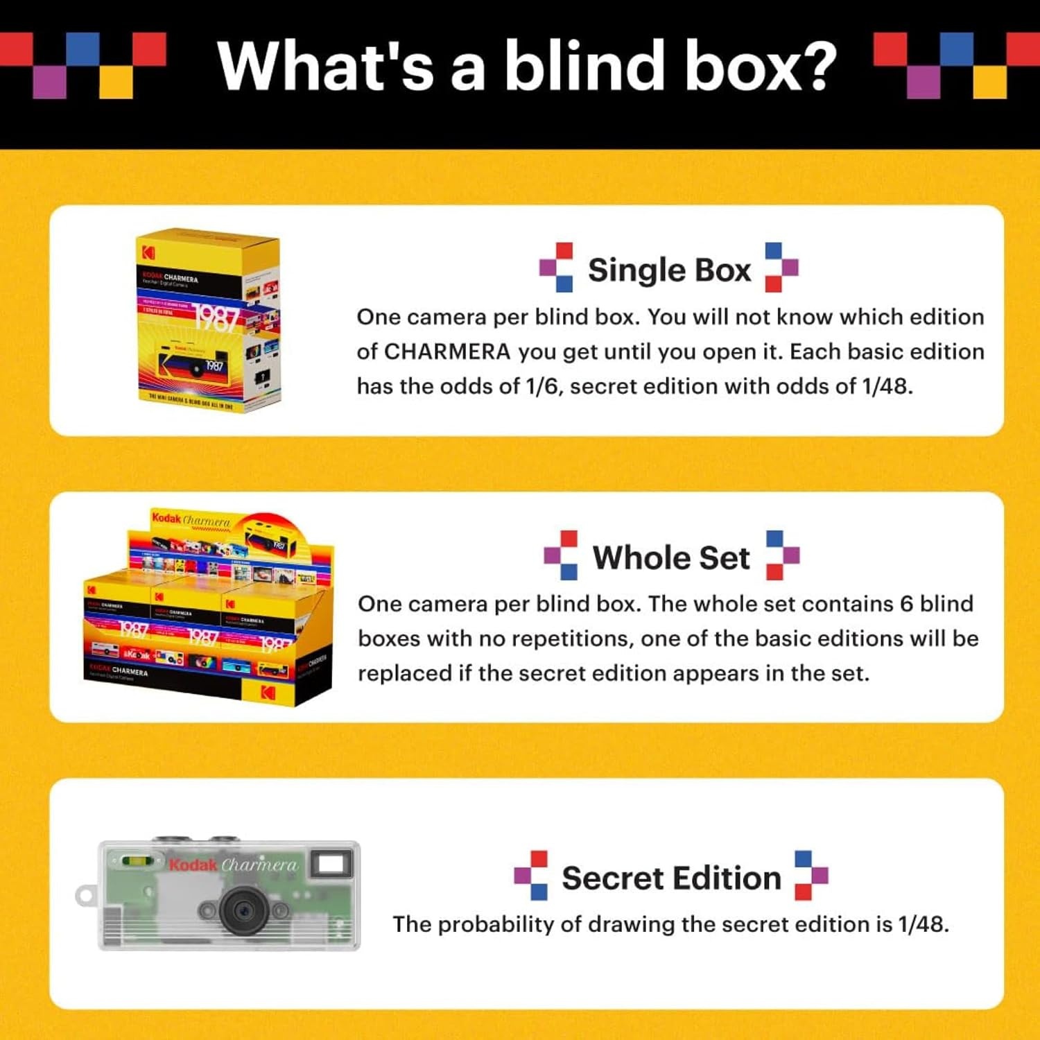 image:imageKODAK CHARMERA Keychain Digital Camera Blind Box Single Box 1PCMini CameraDigicamVideo RecordingBag Charm16 MegapixelsMicro SD Card Slotfor Beginners Teens and AdultsSingle Box