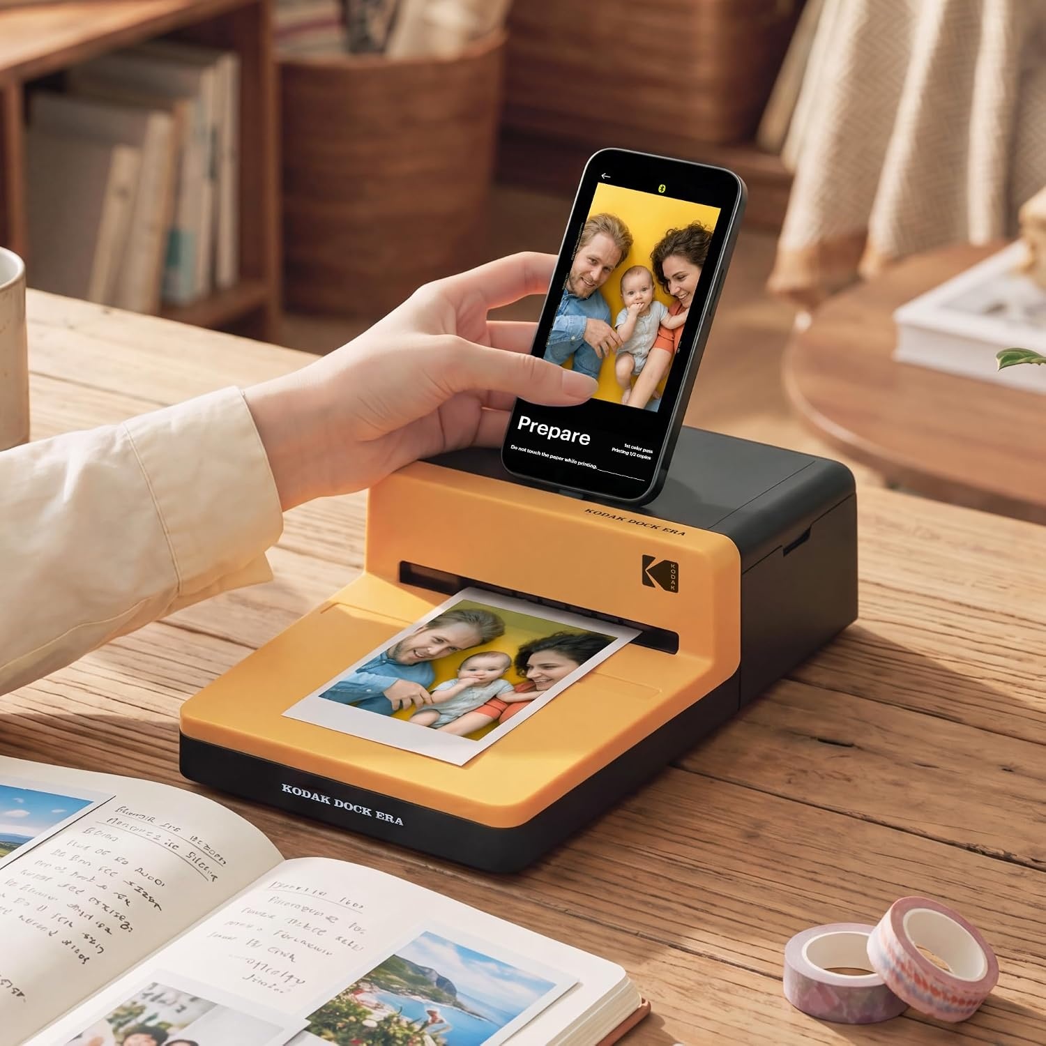 image:imageKODAK Dock ERA 4x6 Photo Printer Smartphone Docking 4PASS 50 Sheets