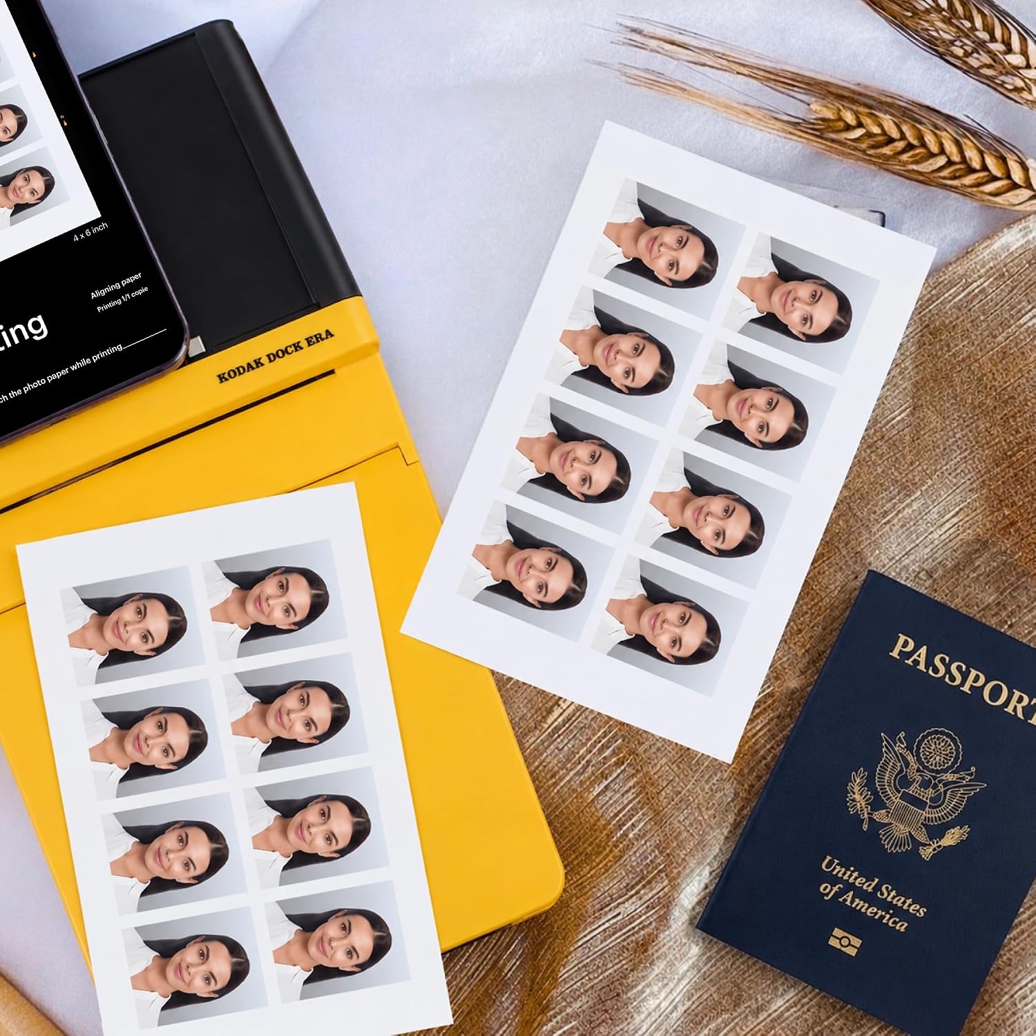 image:imageKODAK Dock ERA 4x6 Photo Printer Smartphone Docking 4PASS 50 Sheets