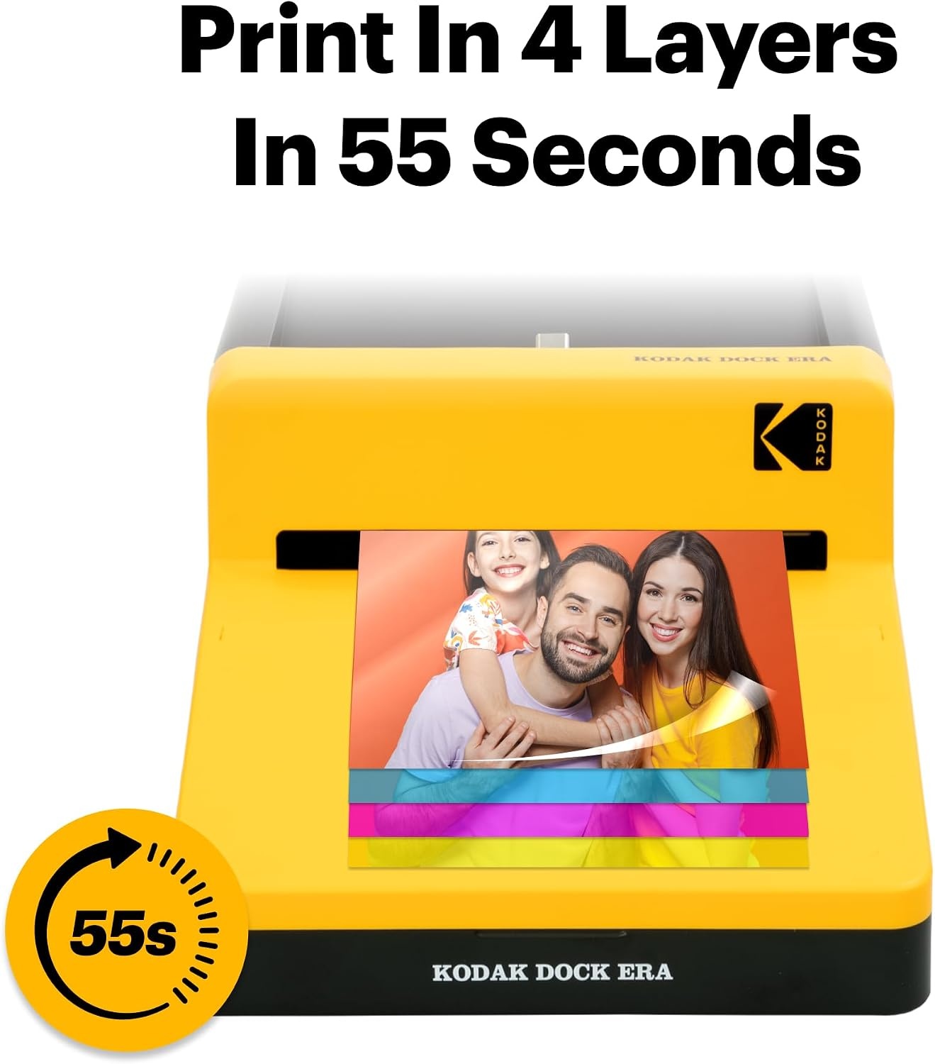 image:imageKODAK Dock ERA 4x6 Photo Printer Smartphone Docking 4PASS 50 Sheets