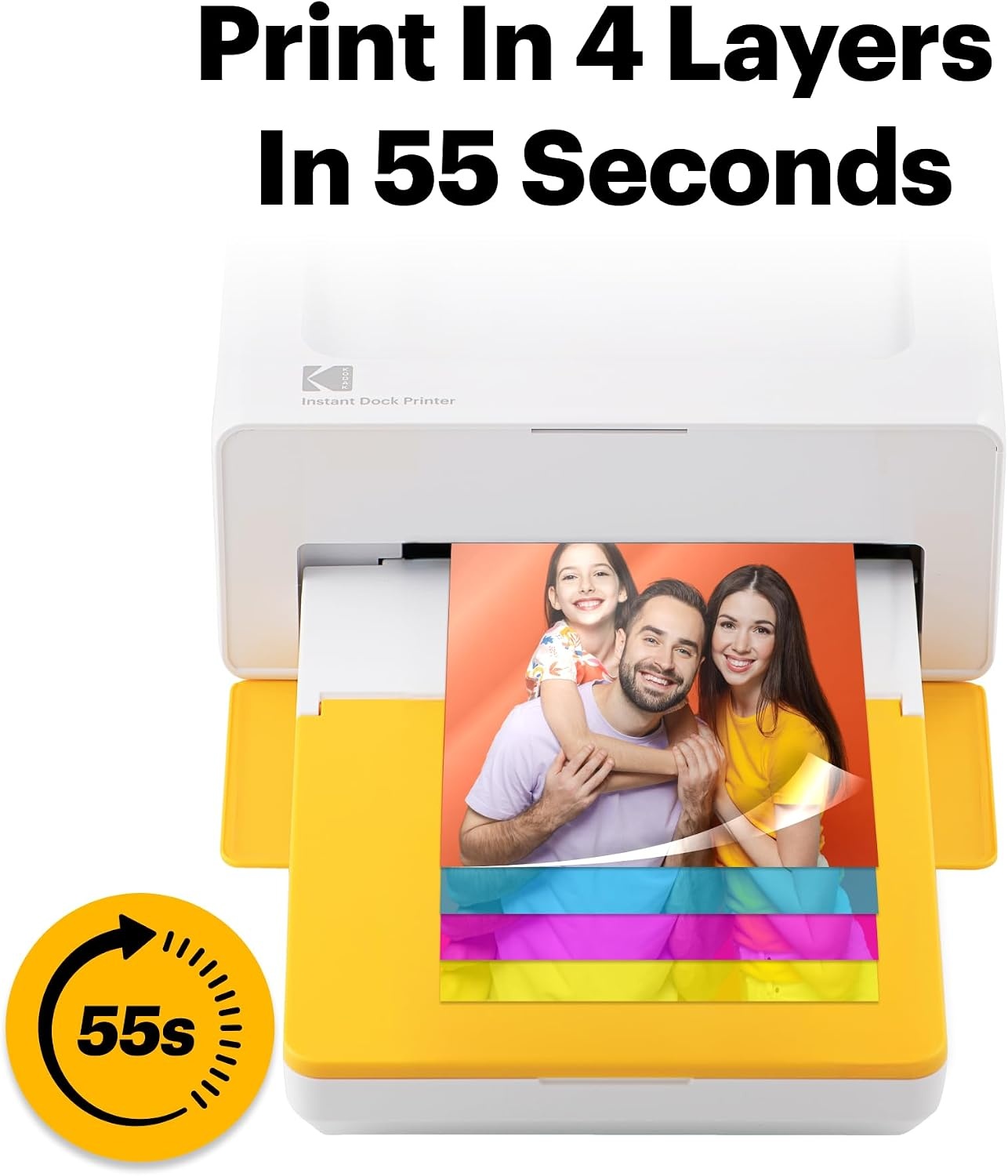 image:imageKODAK Dock Plus 4x6 Photo Printer Smartphone Docking 4PASS 50 Sheets50 Sheets Pack of 2