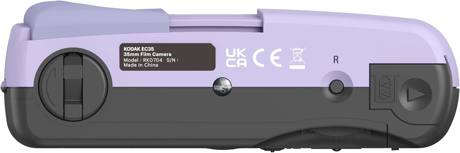 image:imageKODAK EC35 35mm Film Camera 35mm Reusable FocusFree Builtin Flash Slide Cover Beginner Friendly Film amp AA Battery are not Included Single Avocado GreenLavender