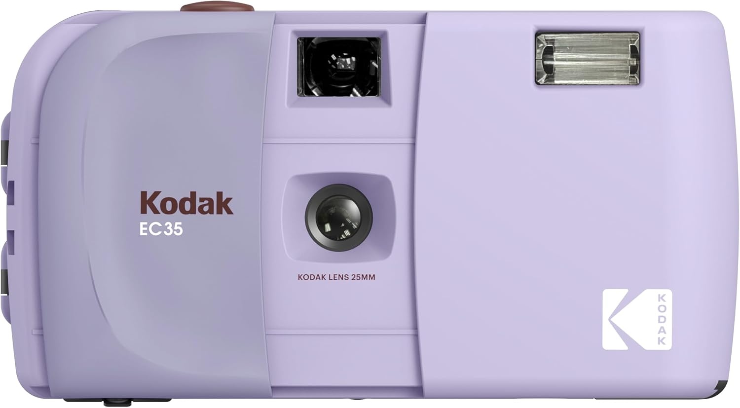 image:imageKODAK EC35 35mm Film Camera 35mm Reusable FocusFree Builtin Flash Slide Cover Beginner Friendly Film amp AA Battery are not Included Single Avocado GreenLavender