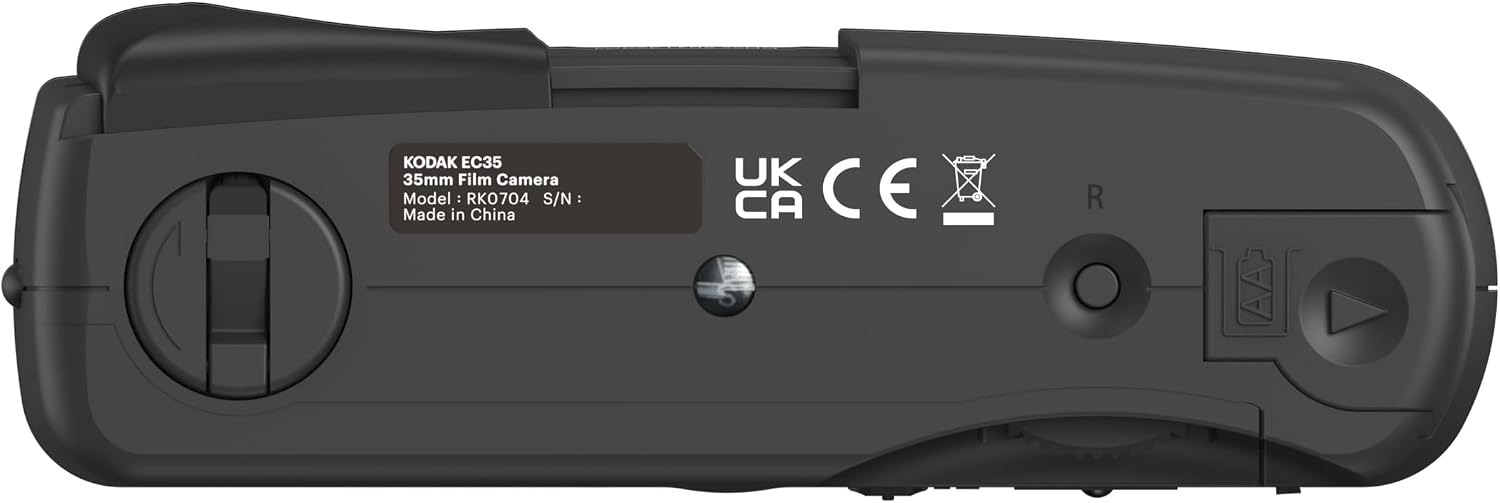 image:imageKODAK EC35 35mm Film Camera 35mm Reusable FocusFree Builtin Flash Slide Cover Beginner Friendly Film amp AA Battery are not Included Single Avocado GreenMidnight Black