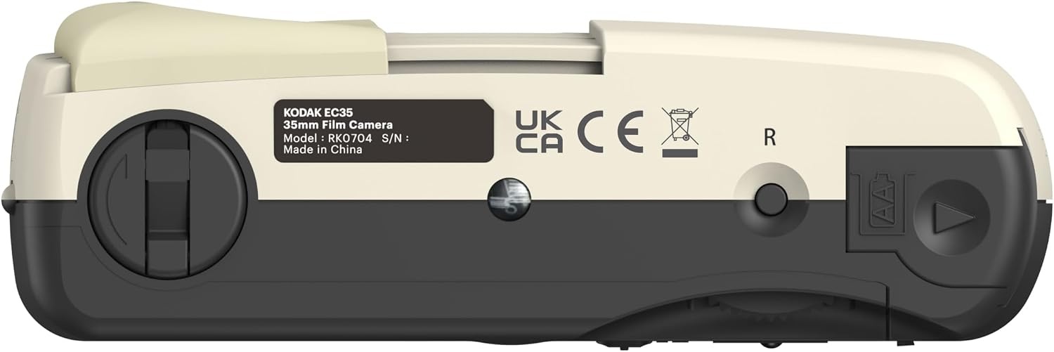 image:imageKODAK EC35 35mm Film Camera 35mm Reusable FocusFree Builtin Flash Slide Cover Beginner Friendly Film amp AA Battery are not Included Single Avocado GreenVanilla White