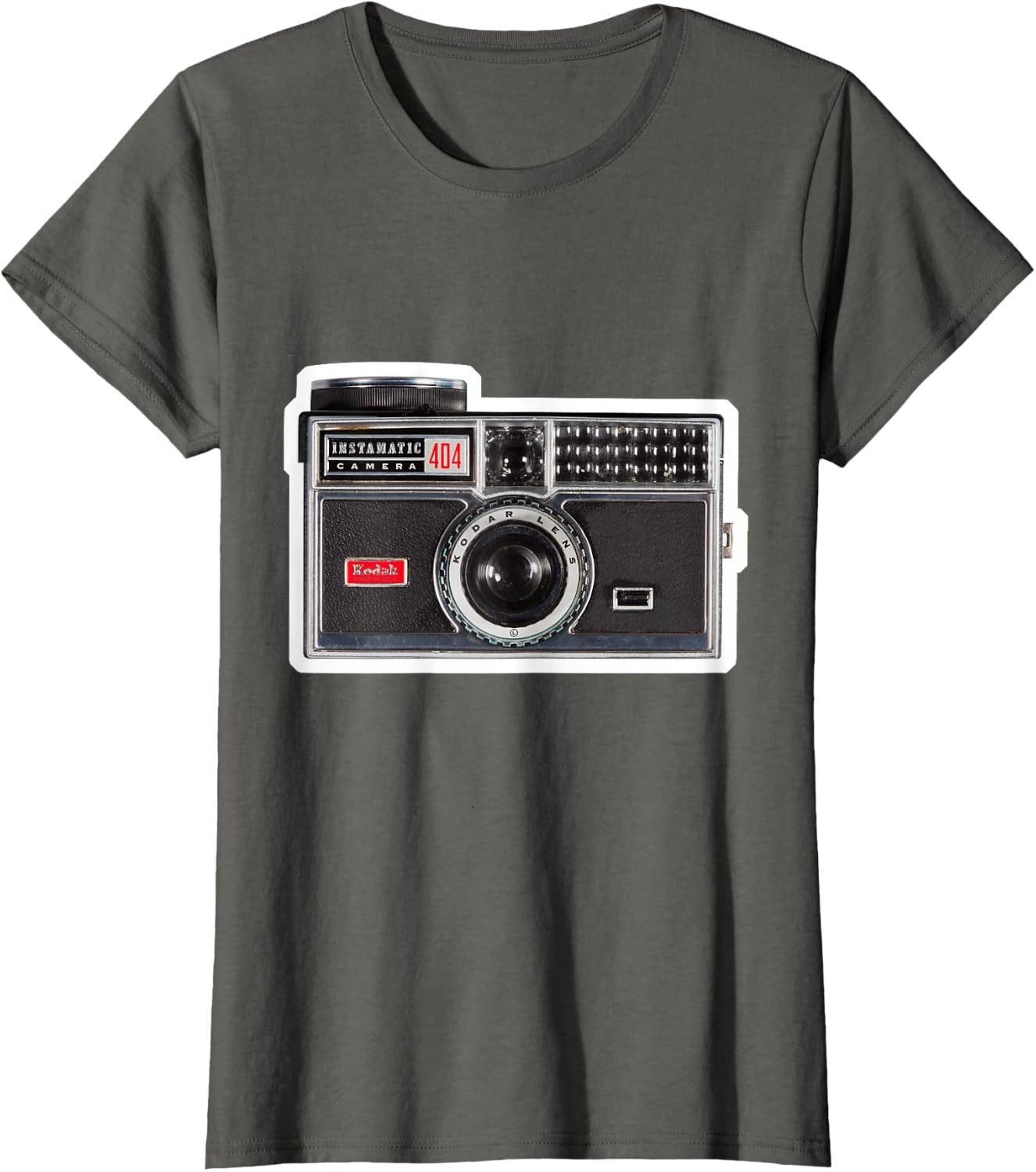 image:imageKODAK INSTAMATIC Camera Design TShirtAsphalt Grey